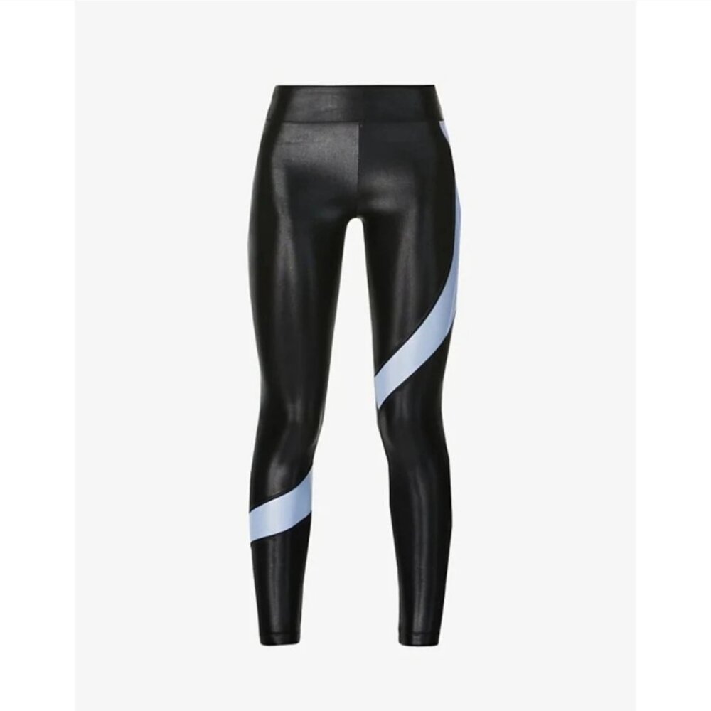 NWT Koral Pista Infinity High Rise Leggings Black/Bel Air - Picture 2 of 9